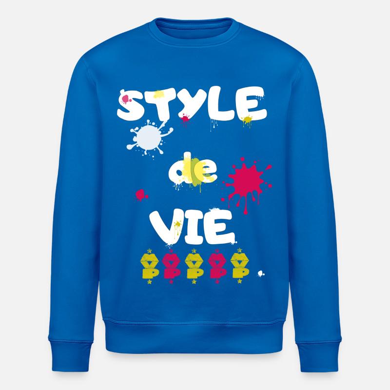 Style de vie - Sweat bio ROLLER Stanley/Stella Unisexe - bleu roi
