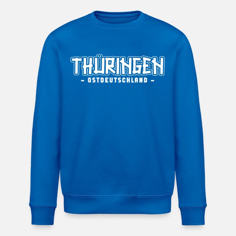 Thuringian Thuringian Thuringia - Stanley/Stella ROLLER Unisex Organic Sweatshirt - royal blue