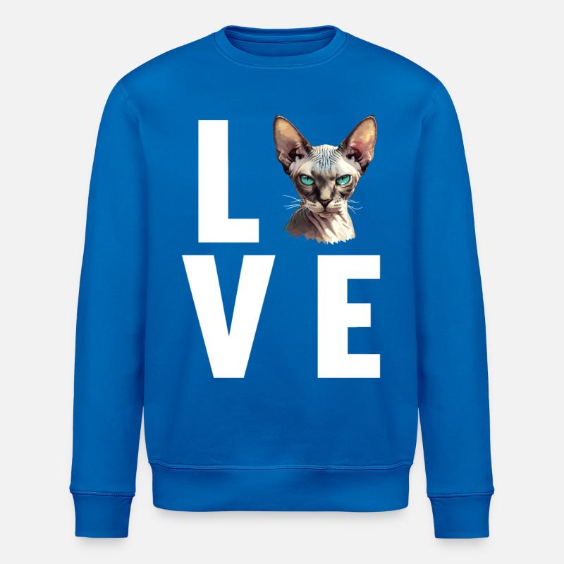 Sphynx Kitten Sphynx Cat - Stanley/Stella ROLLER Unisex Organic Sweatshirt - royal blue