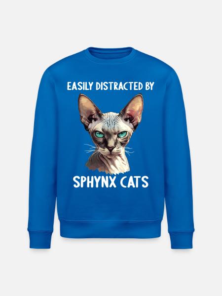Sphynx Kitten Sphynx Cat - Stanley/Stella ROLLER Unisex Organic Sweatshirt - royal blue