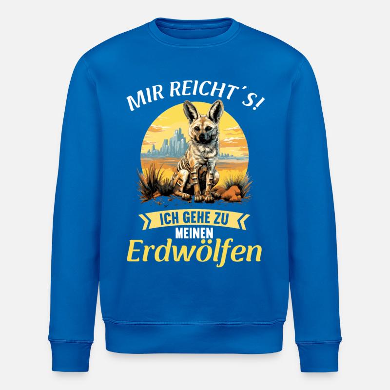 Aardwolves Aardwolf - Stanley/Stella ROLLER Unisex Organic Sweatshirt - royal blue
