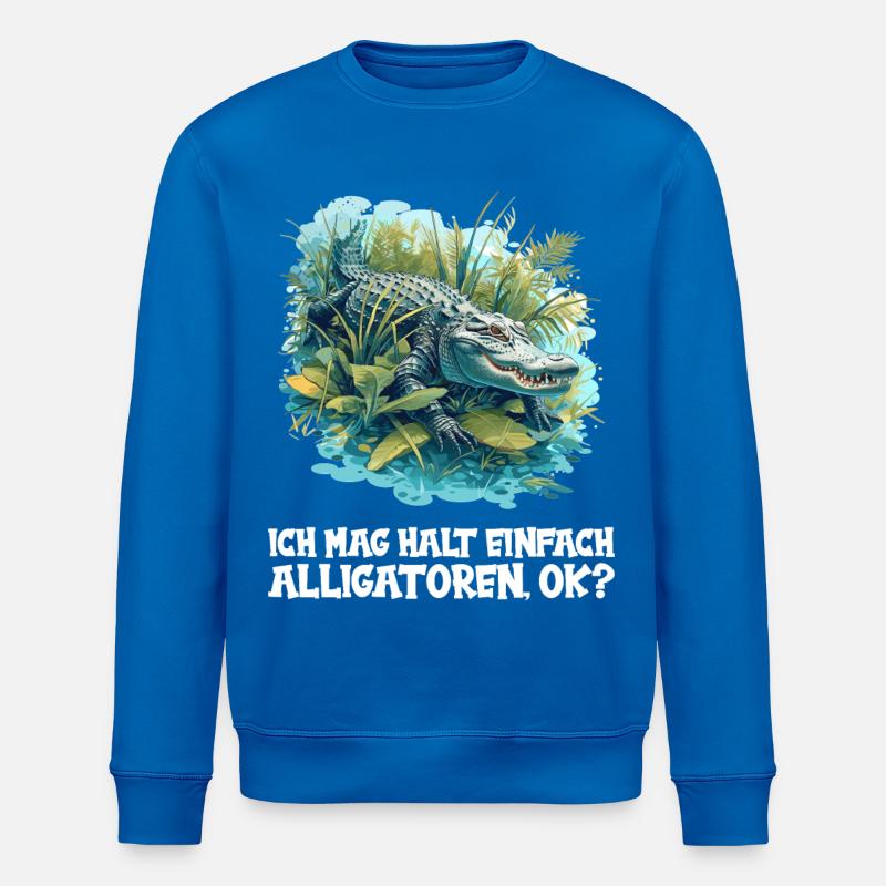 Alligatoren Alligator - Sweat bio ROLLER Stanley/Stella Unisexe - bleu roi