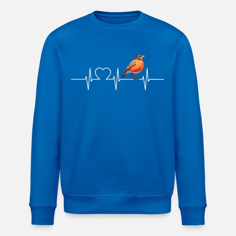 Robin Rotkehlchen - Stanley/Stella Unisex Bio-Sweatshirt ROLLER - Königsblau