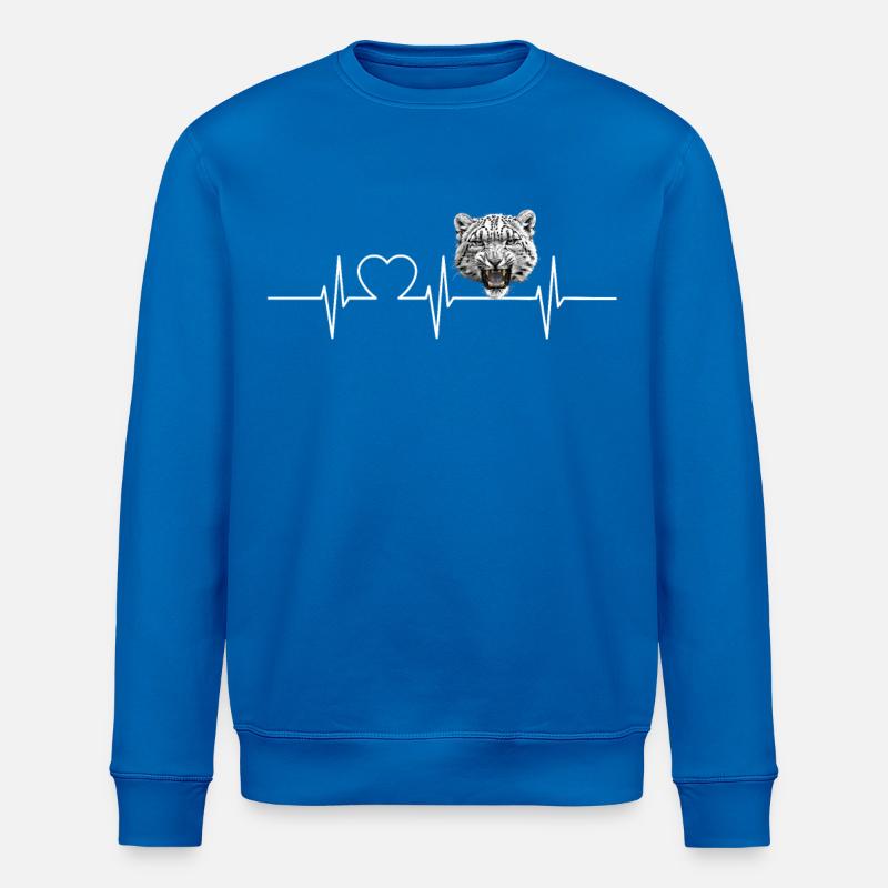 Snow Leopard Schneeleoparden Schneeleopard - Stanley/Stella ROLLER Unisex Organic Sweatshirt - royal blue