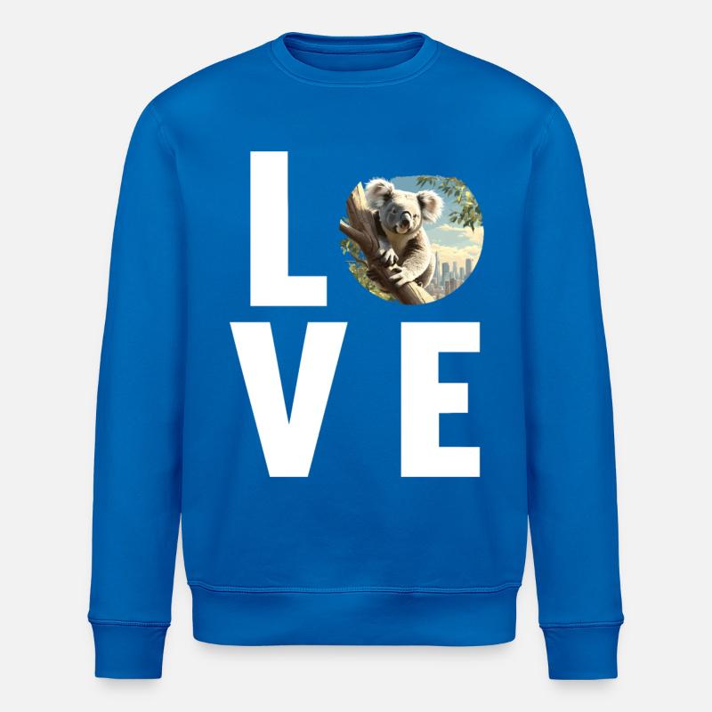 Koalas Koala - Stanley/Stella ROLLER Unisex Organic Sweatshirt - royal blue