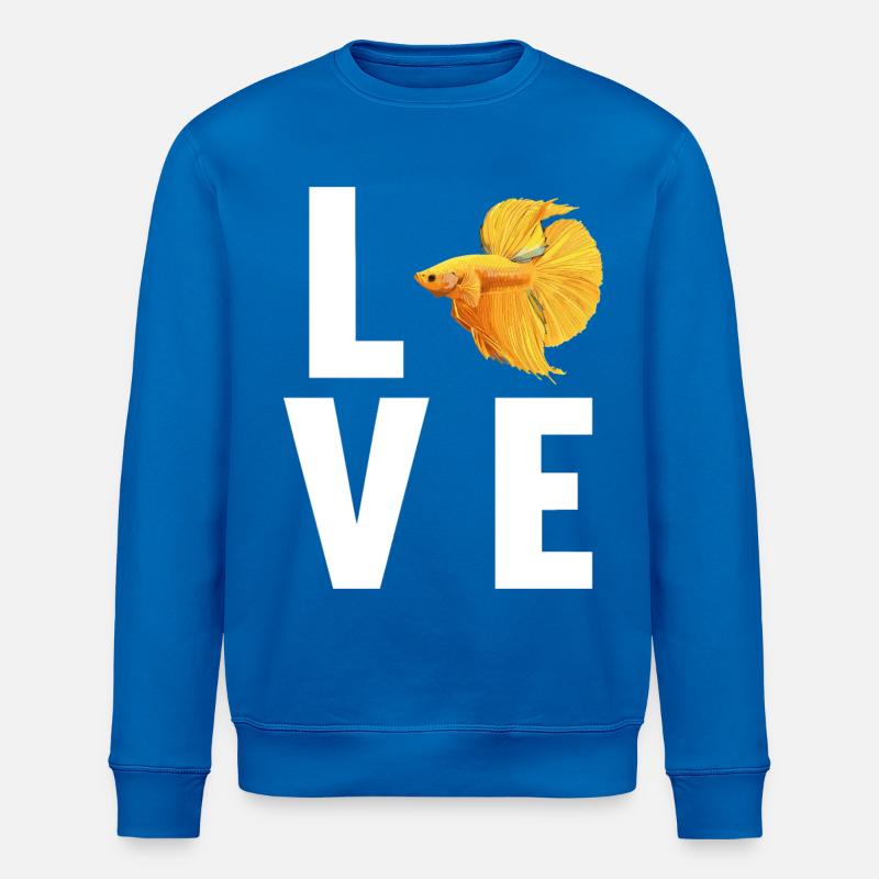 Bettas Betta Fish Betta - Stanley/Stella ROLLER Unisex Organic Sweatshirt - royal blue