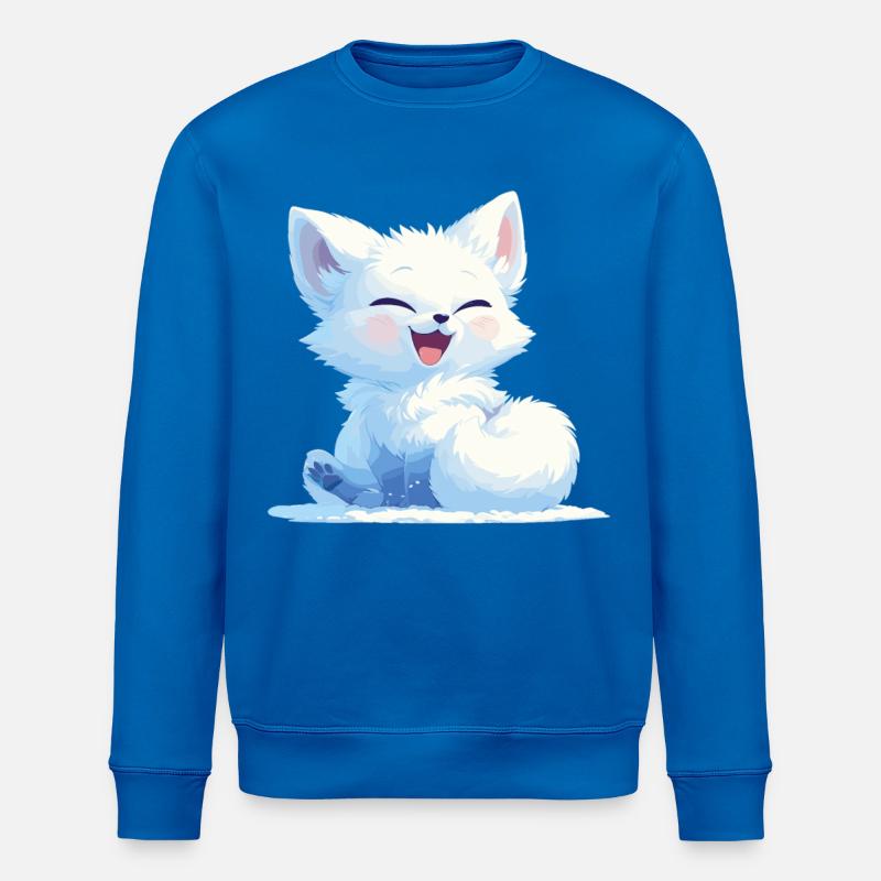 Renard arctique Polarfüchse Polarfuchs - Sweat bio ROLLER Stanley/Stella Unisexe - bleu roi
