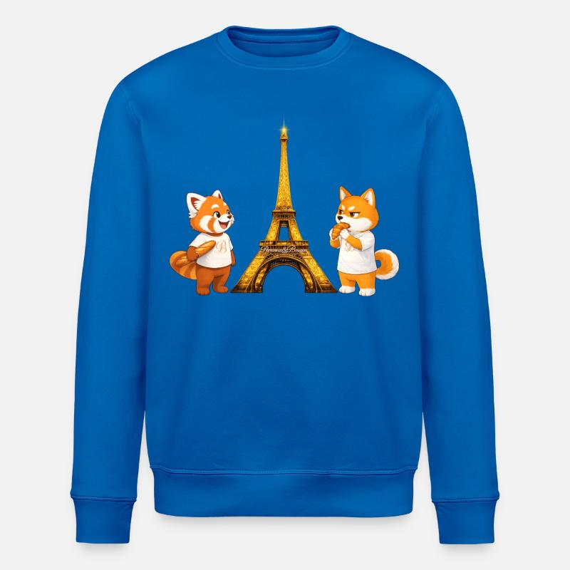Faul und grummelig in Paris - Stanley/Stella Unisex Bio-Sweatshirt ROLLER - Königsblau