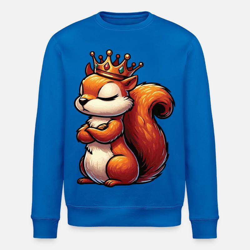 Écureuil Écureuil Écureuil Amoureux des rongeurs - Sweat bio ROLLER Stanley/Stella Unisexe - bleu roi