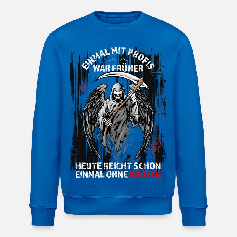 Einmal mit Profis war früher... - Stanley/Stella Unisex Bio-Sweatshirt ROLLER - Königsblau