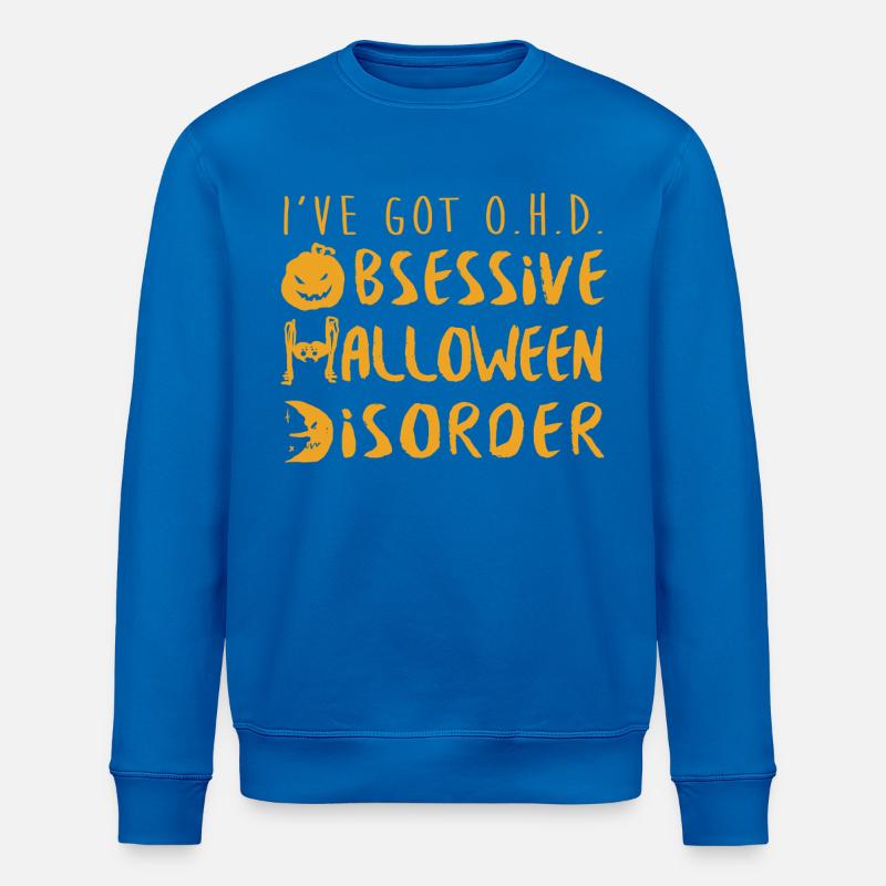 Obsessive Halloween-Störung - Stanley/Stella Unisex Bio-Sweatshirt ROLLER - Königsblau