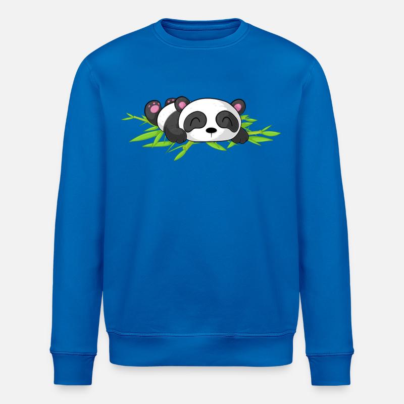 Sleeping Comic Panda - Sweat bio ROLLER Stanley/Stella Unisexe - bleu roi