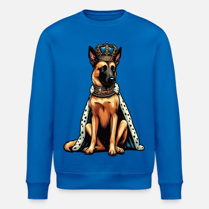Malinois Belgischer Schäferhund Malinoisbesitzer - Stanley/Stella Unisex Bio-Sweatshirt ROLLER - Königsblau