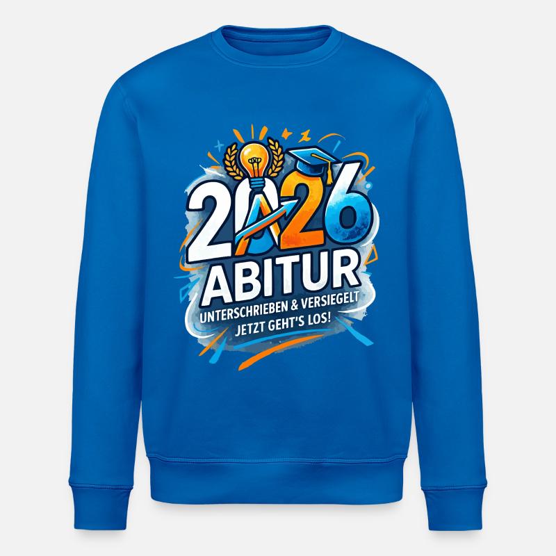 Abitur 2026 - Stanley/Stella Unisex Bio-Sweatshirt ROLLER - Königsblau