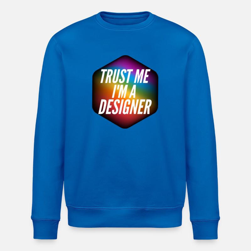 Grafikdesigner Geschenk - Stanley/Stella Unisex Bio-Sweatshirt ROLLER - Königsblau