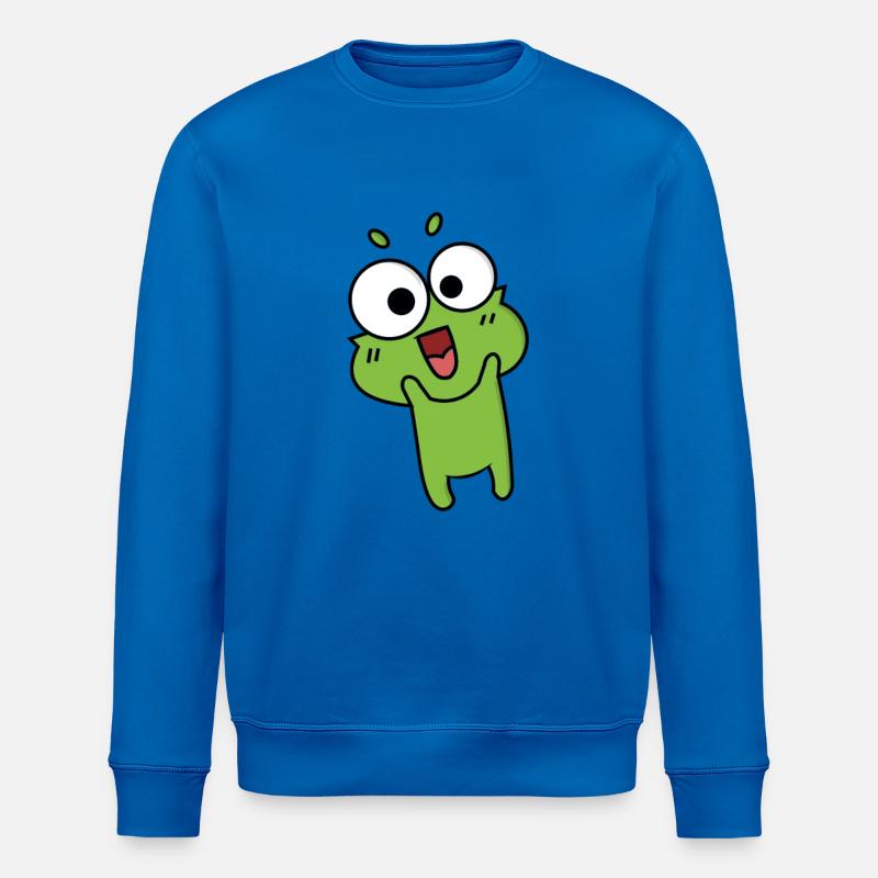 Frog Comic Drawing Funny - Sweat bio ROLLER Stanley/Stella Unisexe - bleu roi