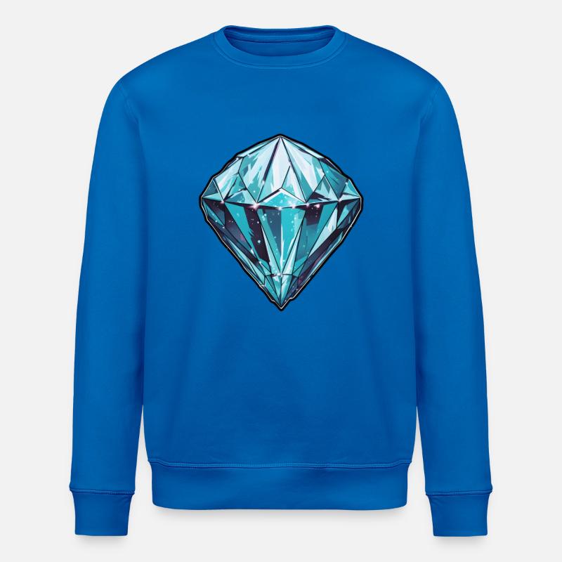 Diamant Kristall - Stanley/Stella Unisex Bio-Sweatshirt ROLLER - Königsblau