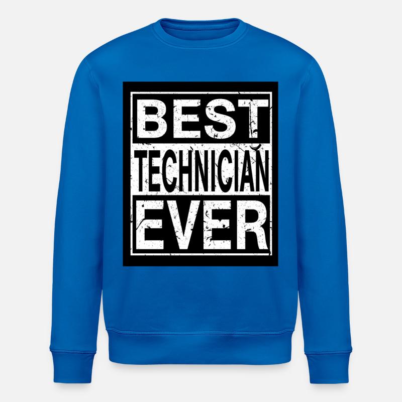 Technicien Meilleur Technicien - Sweat bio ROLLER Stanley/Stella Unisexe - bleu roi