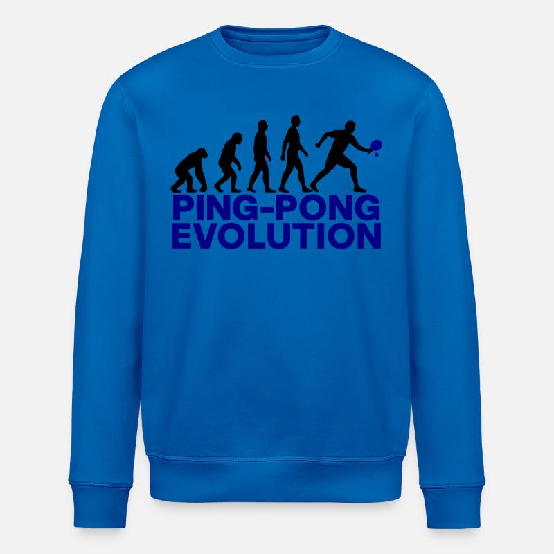 Ping-Pong Evolution Smash Gift Cool - Stanley/Stella ROLLER Unisex Organic Sweatshirt - royal blue