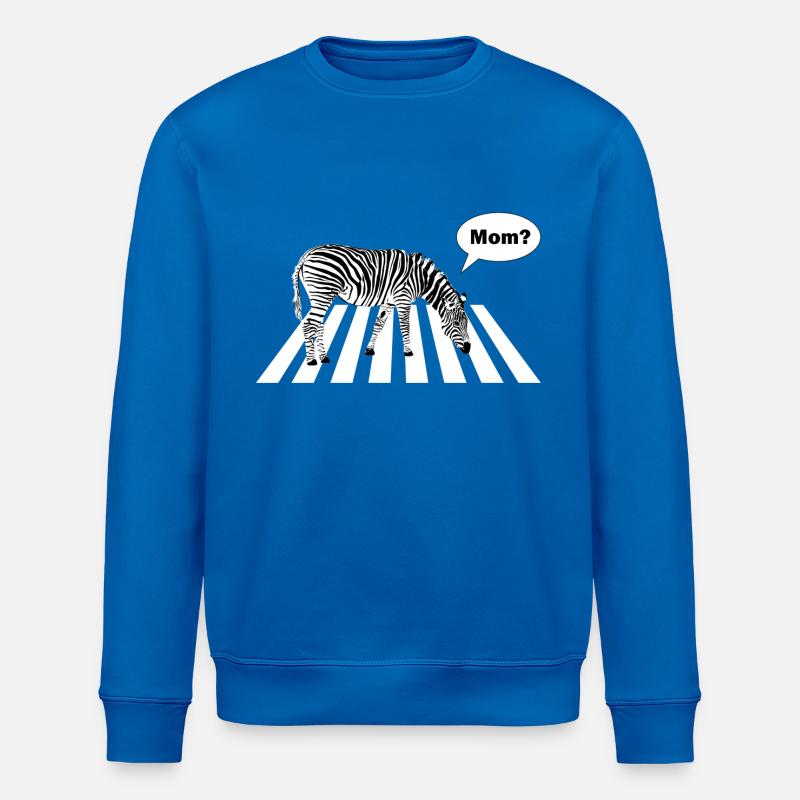 Zebra Mama Mom - Stanley/Stella Unisex Bio-Sweatshirt ROLLER - Königsblau