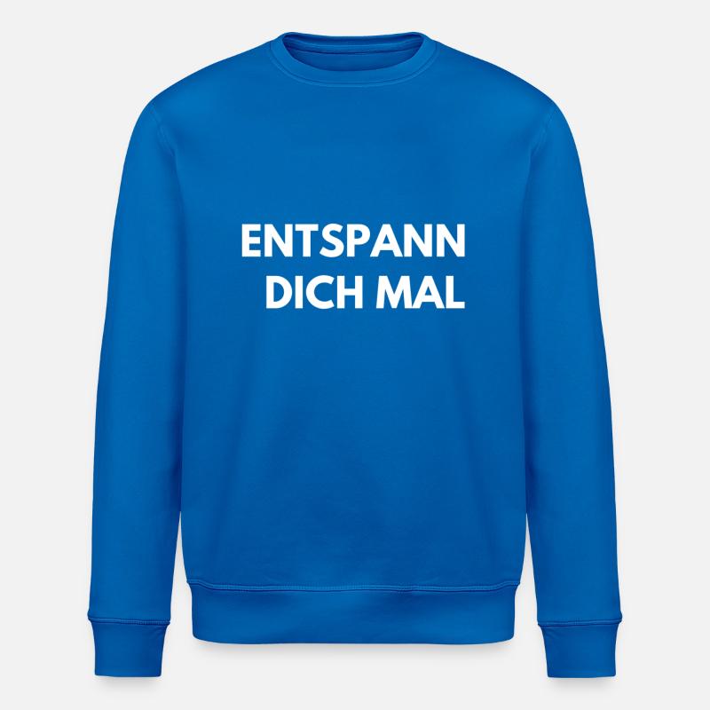 immer locker bleiben - Stanley/Stella Unisex Bio-Sweatshirt ROLLER - Königsblau