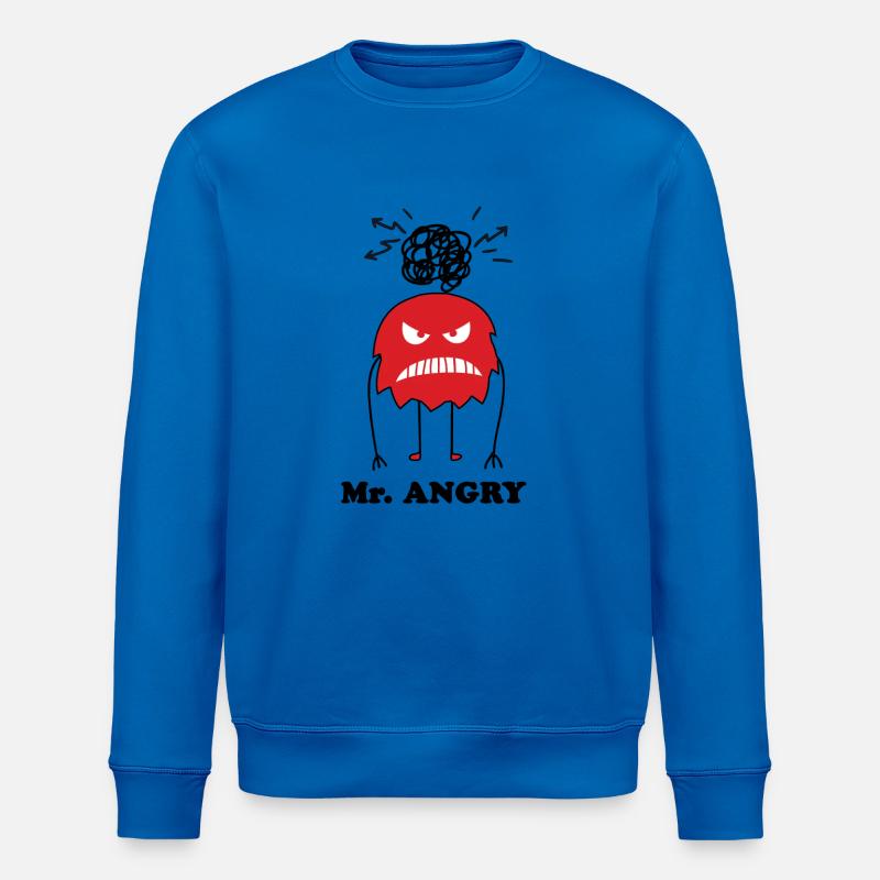 Mr angry - Sweat bio ROLLER Stanley/Stella Unisexe - bleu roi