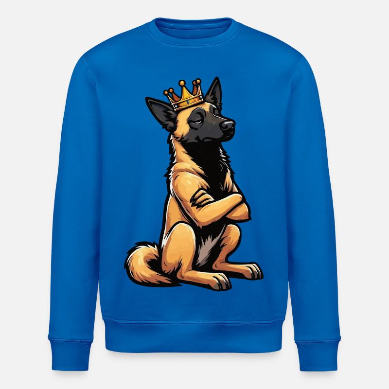 Malinois Belgischer Schäferhund Malinoisbesitzer - Stanley/Stella Unisex Bio-Sweatshirt ROLLER - Königsblau