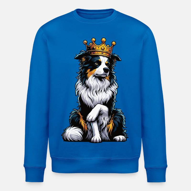 Australian Shepherd Aussie Aussie Owners Aussies - Stanley/Stella ROLLER Unisex Organic Sweatshirt - royal blue
