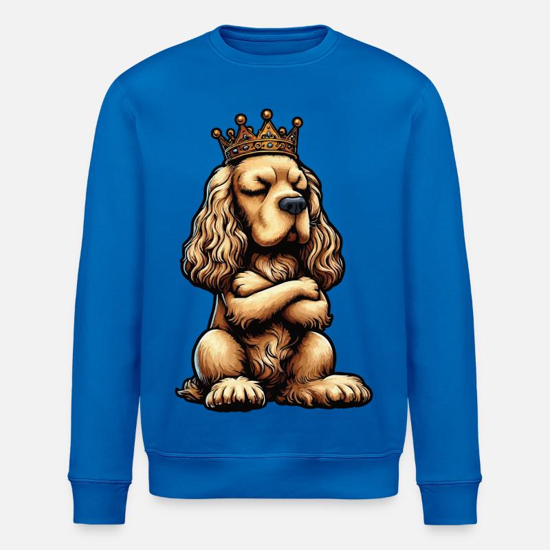 Cocker Spaniel Cockerhund Cocker Spaniel Besitzer - Stanley/Stella Unisex Bio-Sweatshirt ROLLER - Königsblau