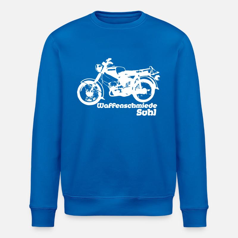 Simson S50 Waffenschmiede - Stanley/Stella Unisex Bio-Sweatshirt ROLLER - Königsblau