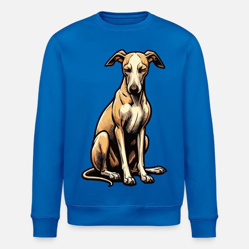 Whippet Greyhound Whippets Greyhound Owner - Stanley/Stella ROLLER Unisex Organic Sweatshirt - royal blue