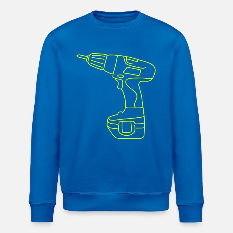 Cordless Screwdriver - Stanley/Stella ROLLER Unisex Organic Sweatshirt - royal blue