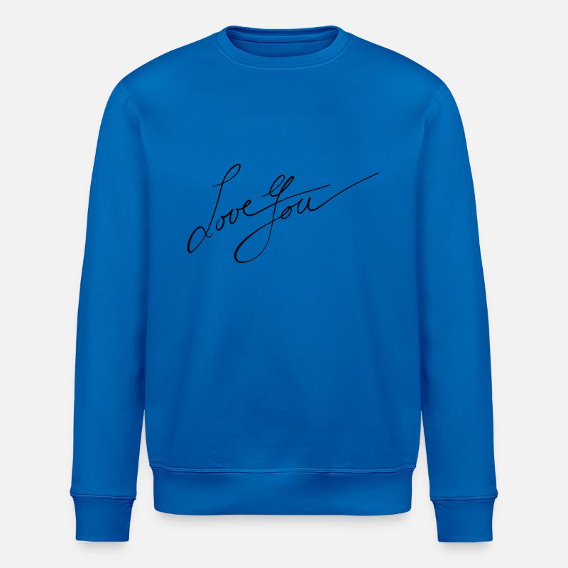 Love You - Stanley/Stella Unisex Bio-Sweatshirt ROLLER - Königsblau
