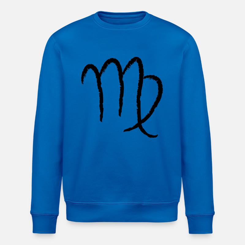 Zodiaque Vierge - Vierge - Sweat bio ROLLER Stanley/Stella Unisexe - bleu roi