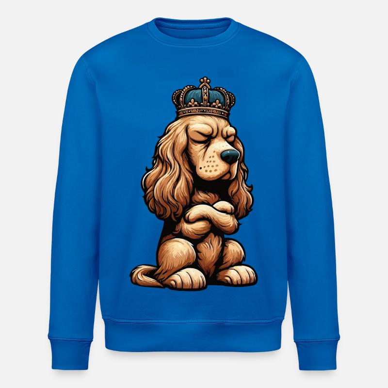 Cocker Spaniel Cockerhund Cocker Spaniel Besitzer - Stanley/Stella Unisex Bio-Sweatshirt ROLLER - Königsblau
