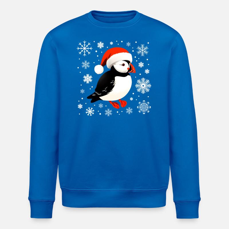 Weihnachtspuffin - Stanley/Stella Unisex Bio-Sweatshirt ROLLER - Königsblau