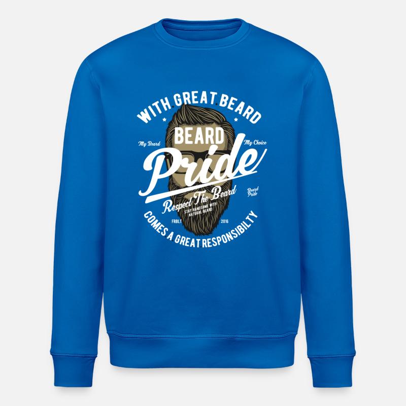 Beard Pride 2 - Stanley/Stella Unisex Bio-Sweatshirt ROLLER - Königsblau
