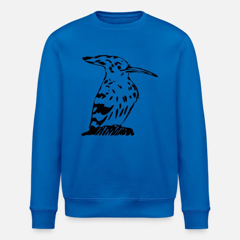 Wiedehopf ähnlicher Vogel - Stanley/Stella Unisex Bio-Sweatshirt ROLLER - Königsblau