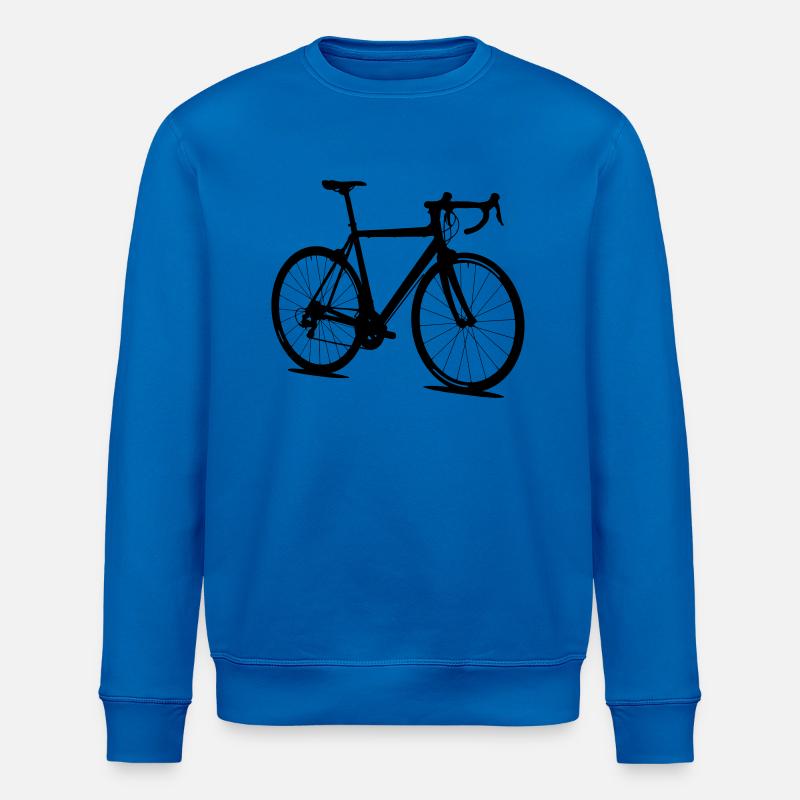 Rennrad Silhouette - Stanley/Stella Unisex Bio-Sweatshirt ROLLER - Königsblau