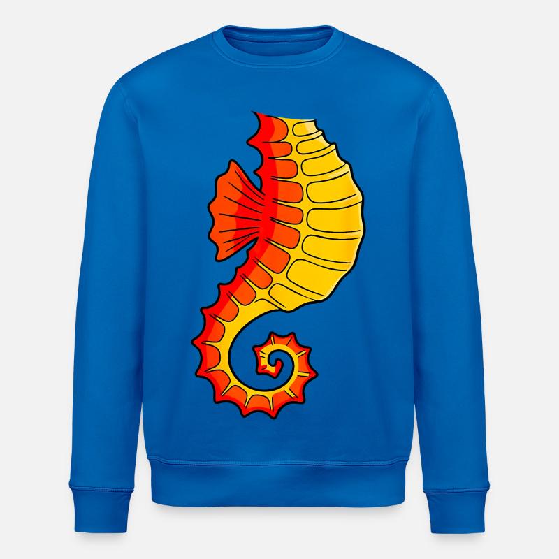 Seahorse - Stanley/Stella Unisex Bio-Sweatshirt ROLLER - Königsblau