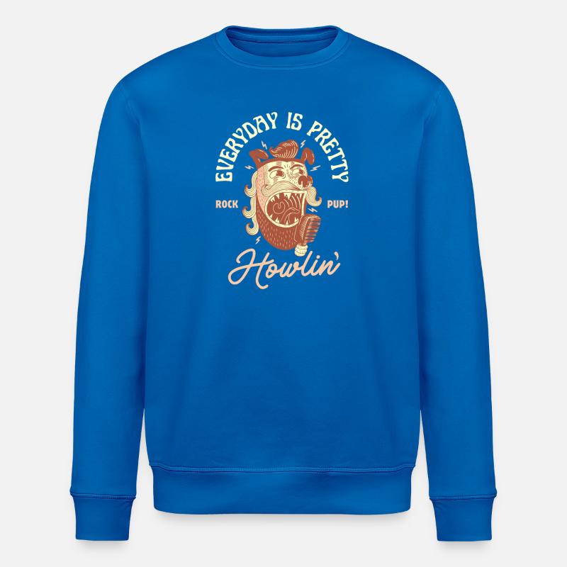 Everyday is Pretty Howlin' – Rockabilly Dog - Sweat bio ROLLER Stanley/Stella Unisexe - bleu roi