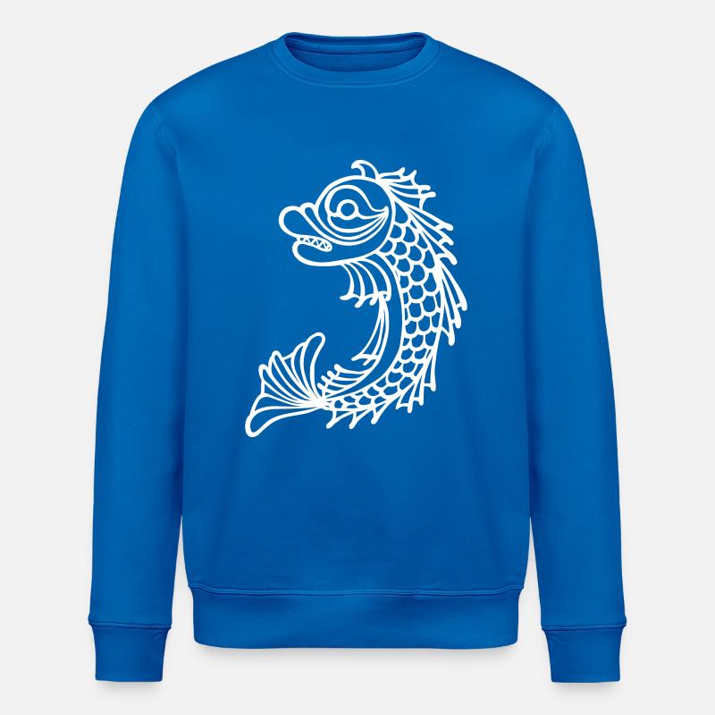 grenobler Delphin - Stanley/Stella Unisex Bio-Sweatshirt ROLLER - Königsblau