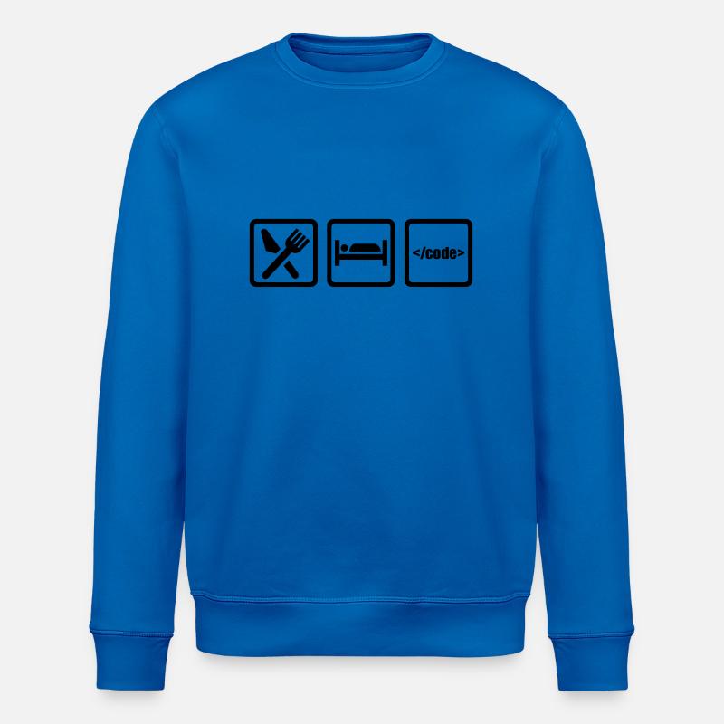 Programmeur - Sweat bio ROLLER Stanley/Stella Unisexe - bleu roi