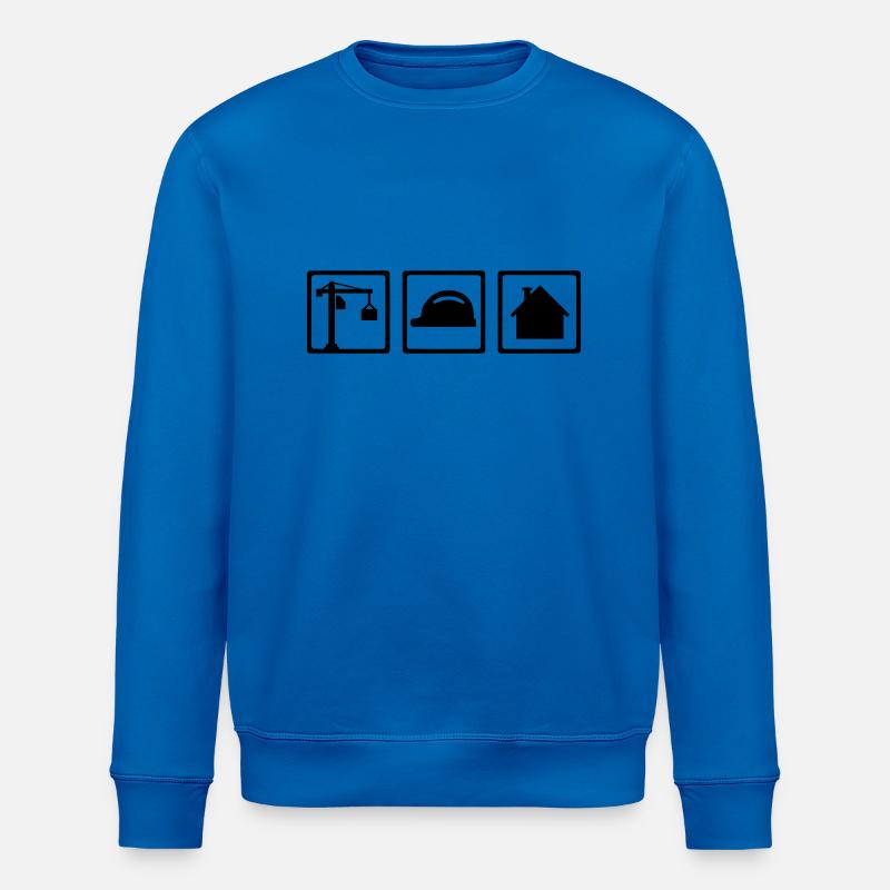 Bauarbeiter - Stanley/Stella Unisex Bio-Sweatshirt ROLLER - Königsblau