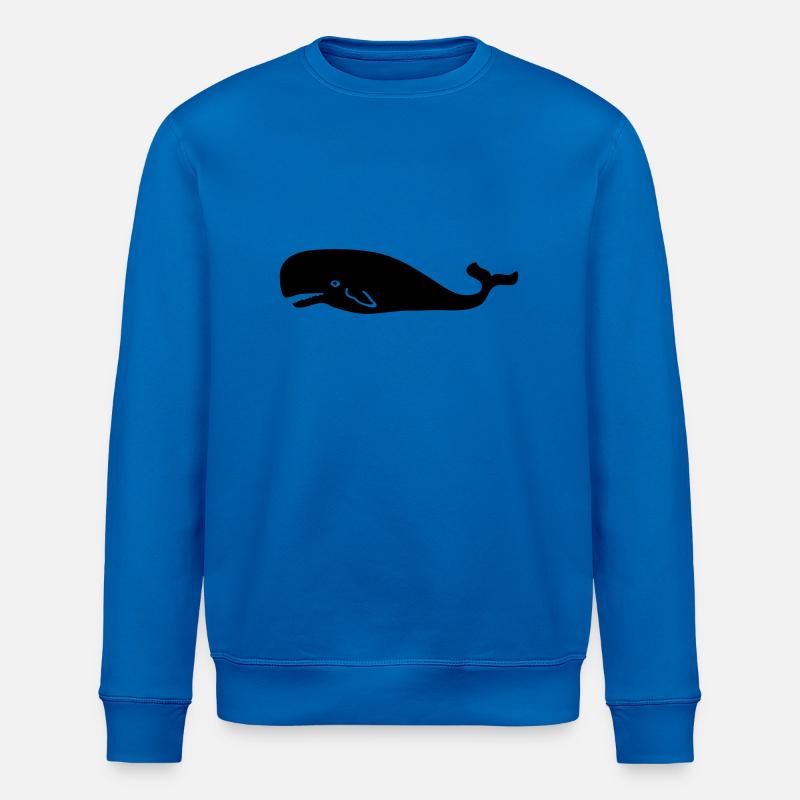balena - Sweat bio ROLLER Stanley/Stella Unisexe - bleu roi