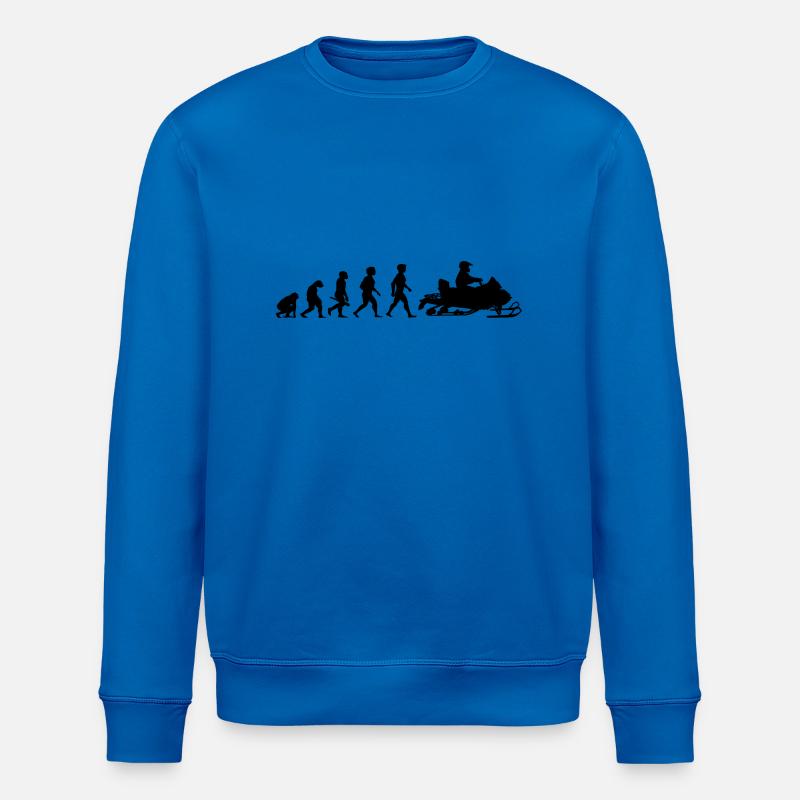 Evolution snowmobile winter snowmobile - Stanley/Stella ROLLER Unisex Organic Sweatshirt - royal blue