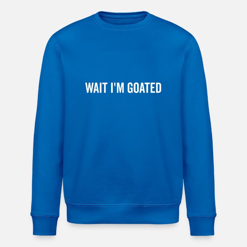 Warte, ich bin Ziegenbart - Stanley/Stella Unisex Bio-Sweatshirt ROLLER - Königsblau