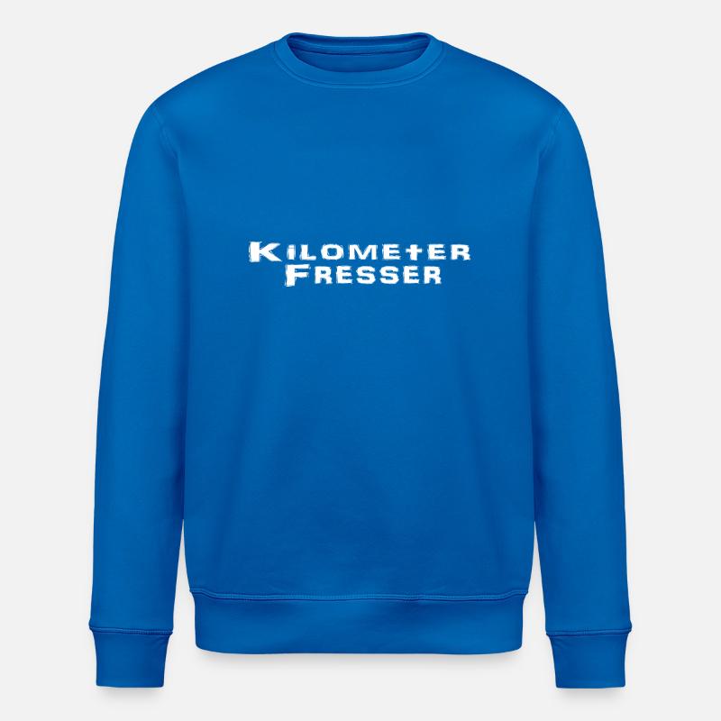 Kilometer eater - Stanley/Stella ROLLER Unisex Organic Sweatshirt - royal blue
