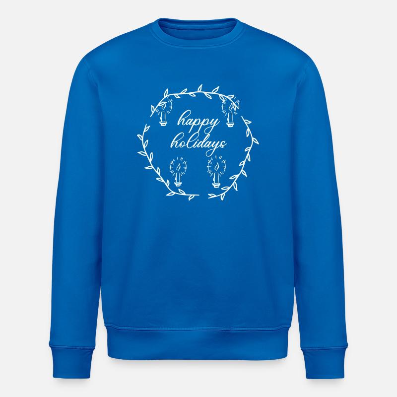 Avent Advetskranz Joyeuses Fêtes - Sweat bio ROLLER Stanley/Stella Unisexe - bleu roi