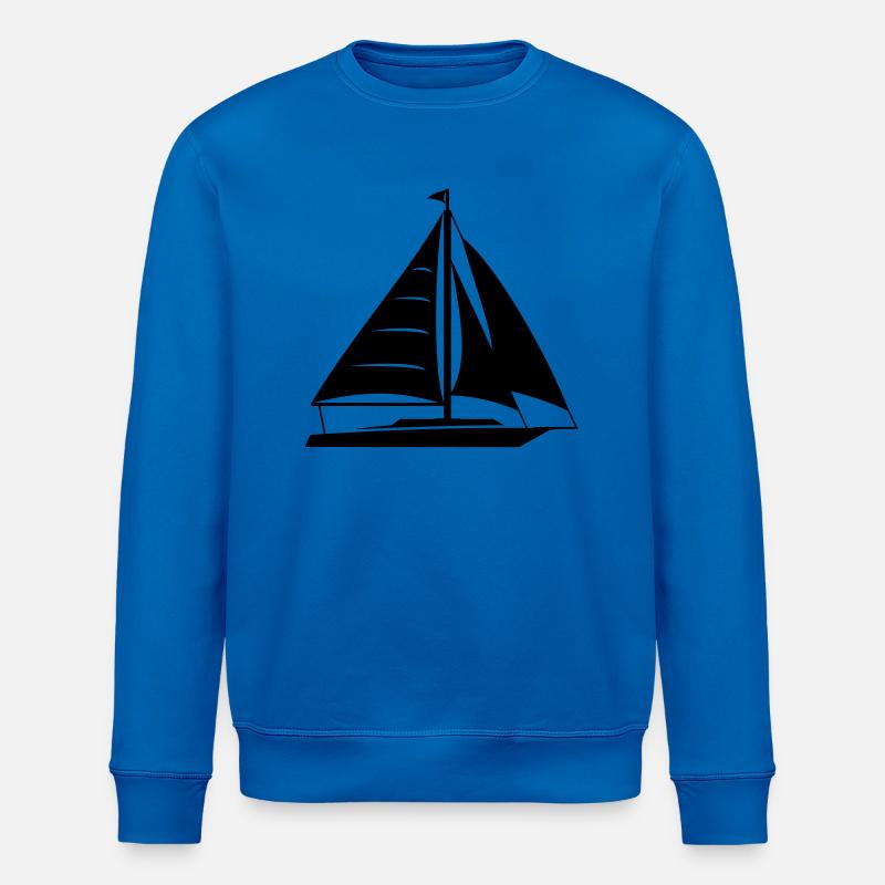 Segelboot - Stanley/Stella Unisex Bio-Sweatshirt ROLLER - Königsblau
